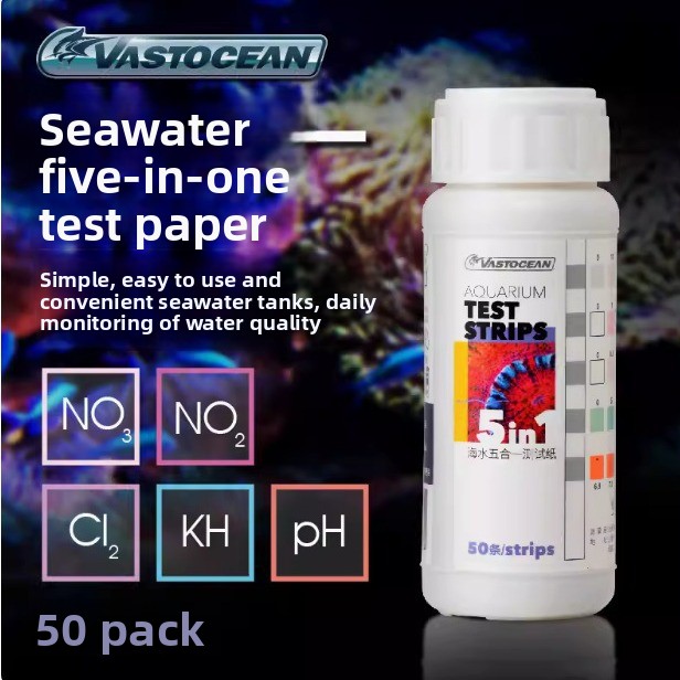 Marine Aquarium Water Testing - VASTOCEAN Tiras reactivas para acuario 5