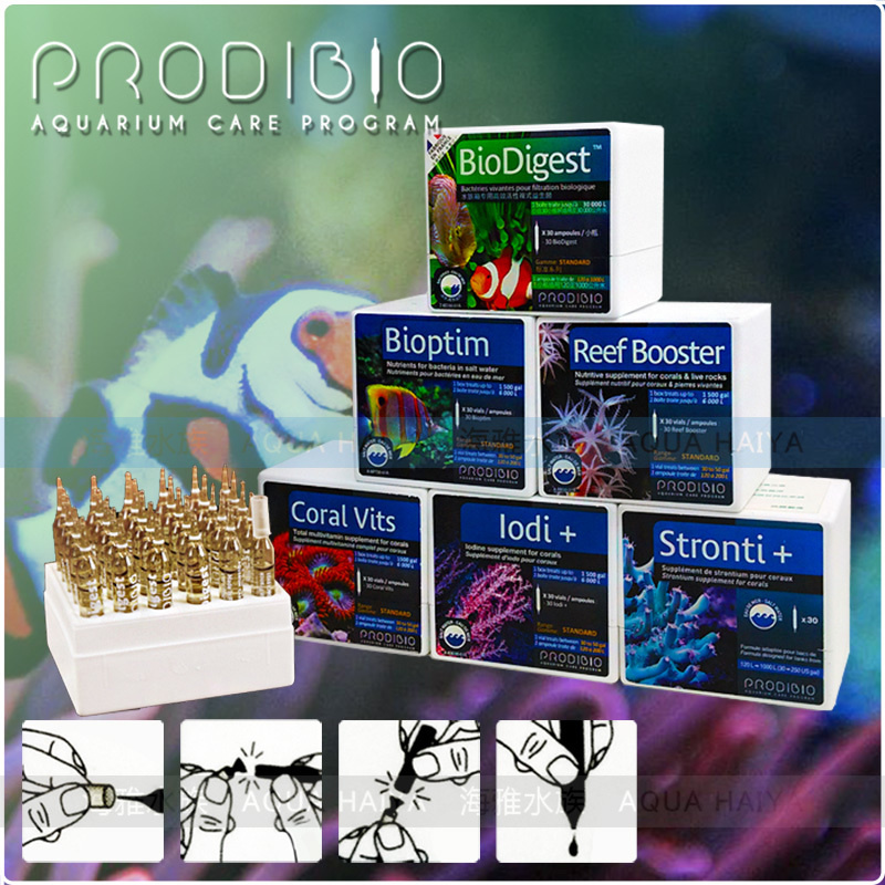Marine Aquarium Water Testing - PRODIBIO biodigerm Bioptim Biokit para acuario,