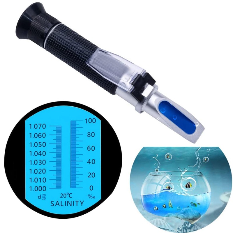 Marine Aquarium Water Testing - Refractómetro de Salinidad del Agua de