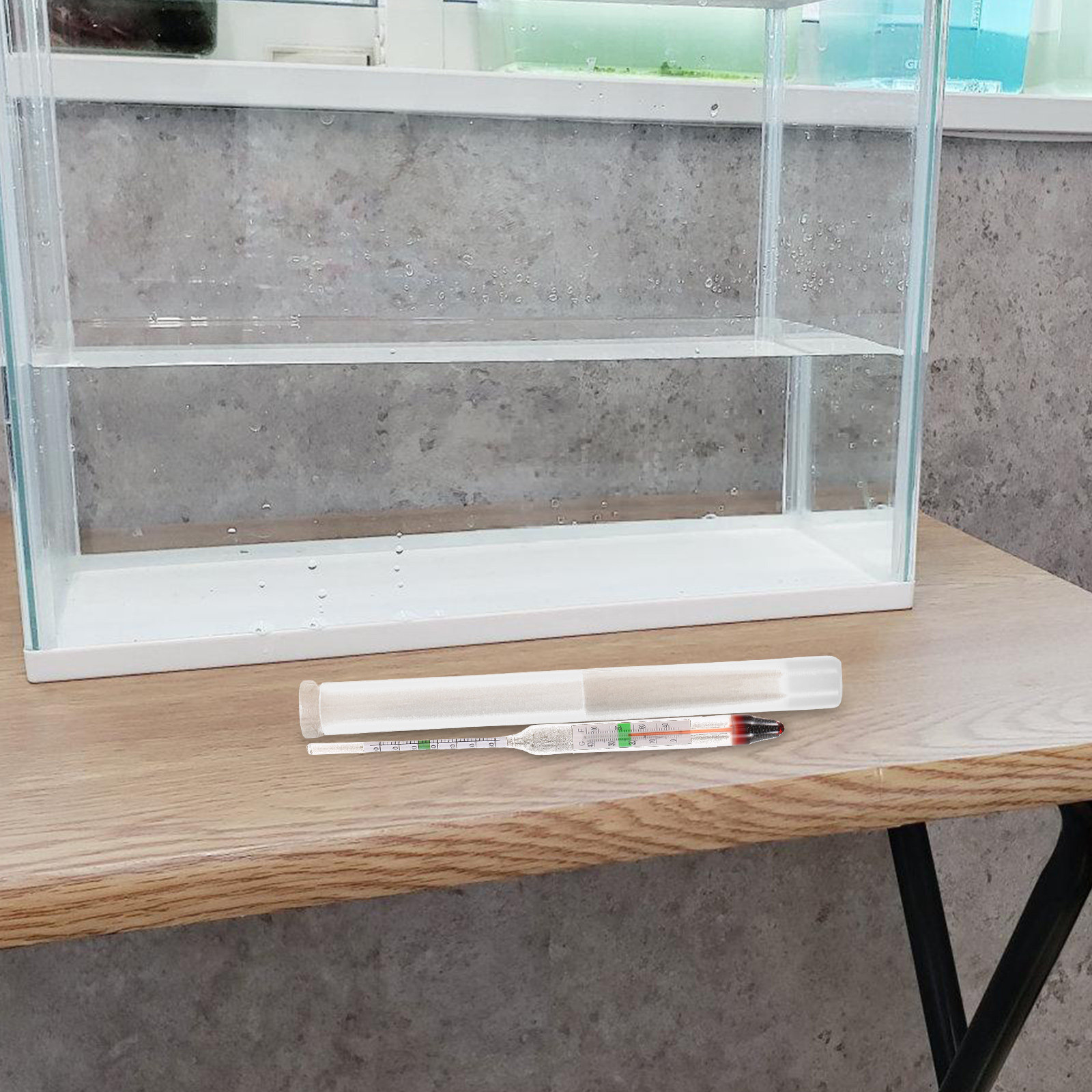 Marine Aquarium Water Testing - 1 Juego de Hidrómetro de Salinidad