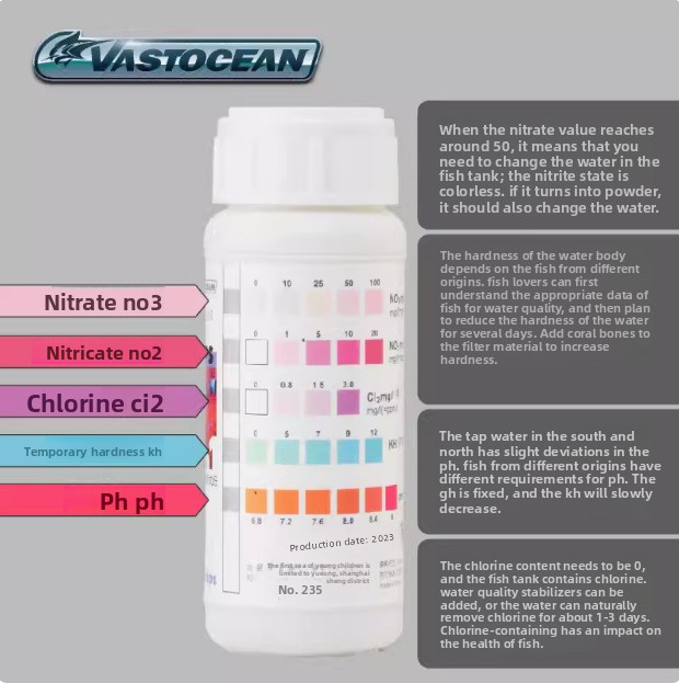 VASTOCEAN Tiras reactivas para - Marine Aquarium Water Testing reseña y precio