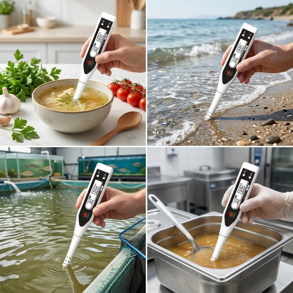 Medidor de Salinidad TULX para - Marine Aquarium Water Testing reseña y precio