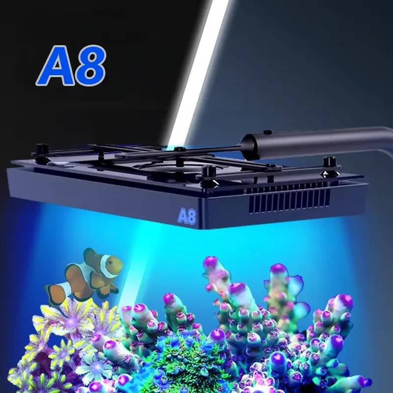 Lámpara LED Marina A8SE II Max - Aquarium Marine Tank reseña y precio